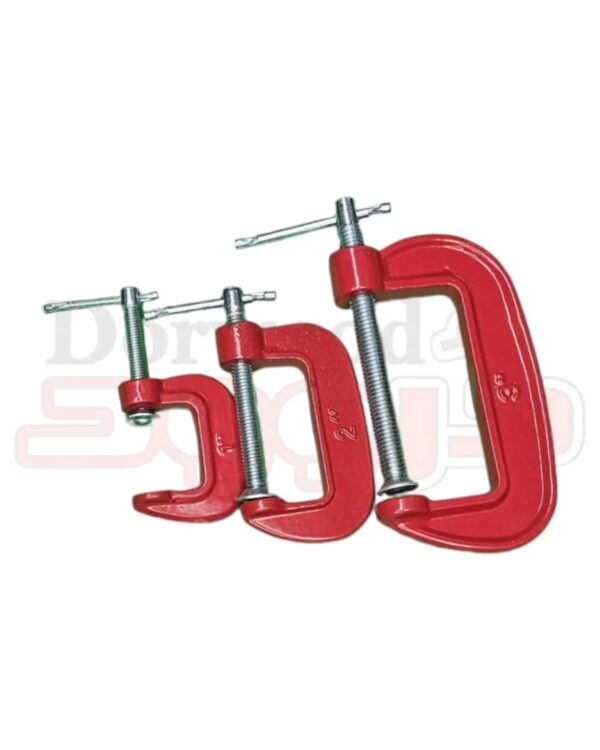 ست ۳ عددی سی کلمپ تمام فلز