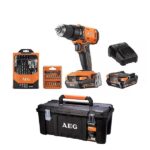 کیت دریل شارژی چکشی آاگ مدل BSB18G4-202TB LK2