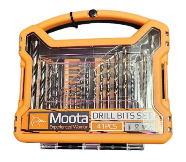 جعبه مته و نوک پیچ گوشتی 41 پارچه موتا