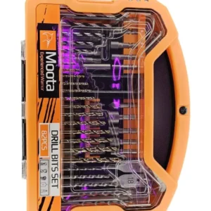 جعبه مته و نوک پیچ گوشتی 82 پارچه موتا