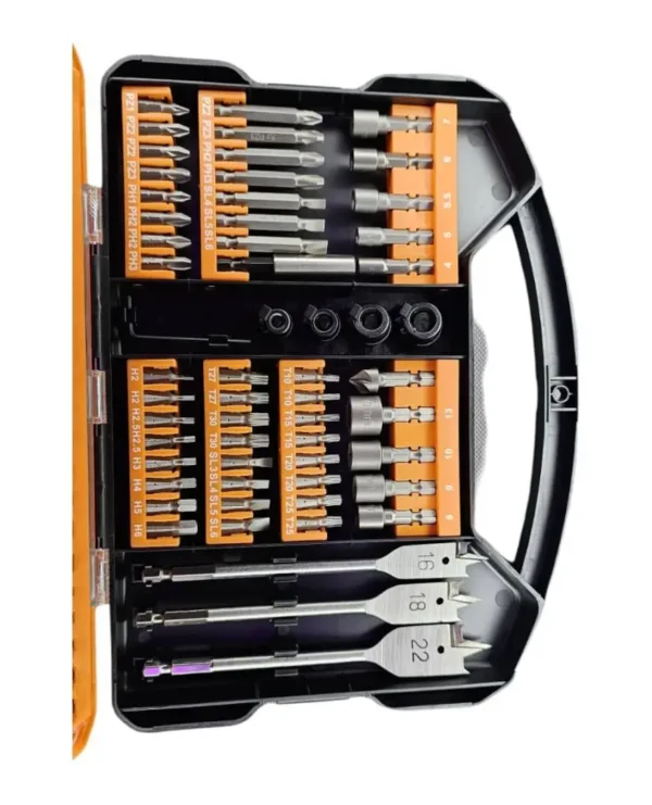 جعبه مته و نوک پیچ گوشتی 82 پارچه موتا