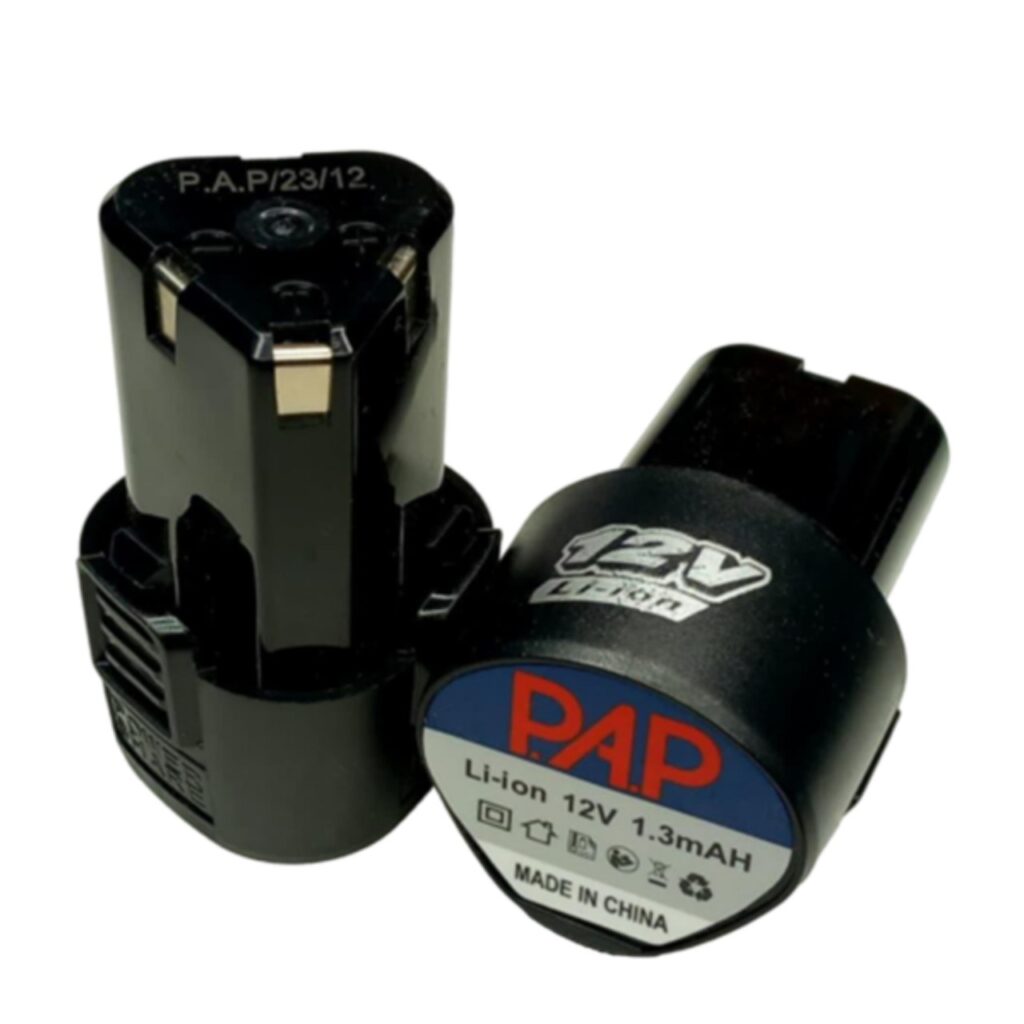 باتری دریل شارژی 12 ولت مدلpap