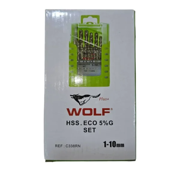 ست مته کبالت ۱ تا ۱۰ wolf