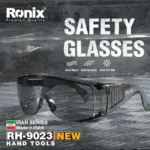 عینک ایمنی رونیکس (شفاف-دودی) (9023-9022)