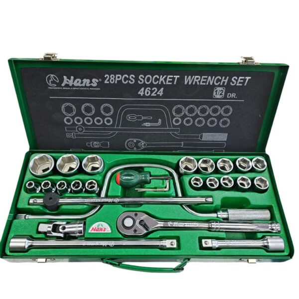 جعبه بکس هنس 28 پارچه 6 پر 4624 هنس تایوان