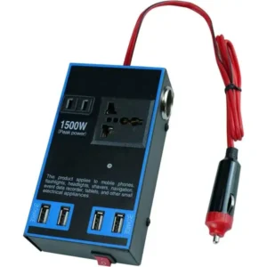 مبدل برق خودرو مدل ۱۲ به ۲۲۰ ولت 1500 وات