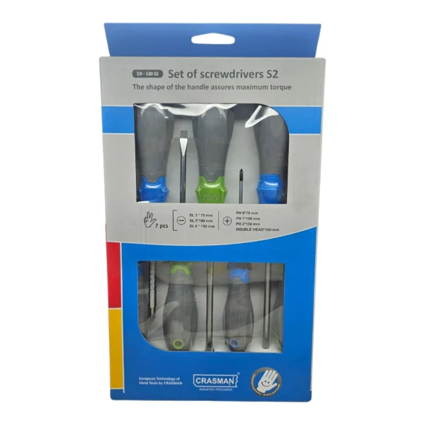 ست ۵ عددی پیچ گوشتی ضربه خور کراسمن (1) ست ۵ عددی پیچ گوشتی ضربه خور کراسمن