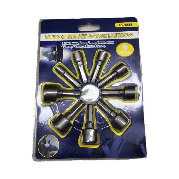 مجموعه 9 عددی بکس سر دریلی