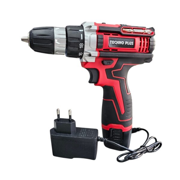 دریل شارژی ۱۸ ولت تکنو پلاس
