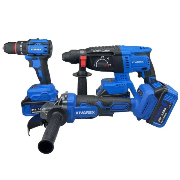 کیت شارژی براشلس 3 عددی ویوارکس مدل VR2403-BCK