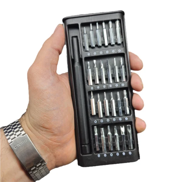 مجموعه 25 عددی نوک پیچ گوشتی موبایل