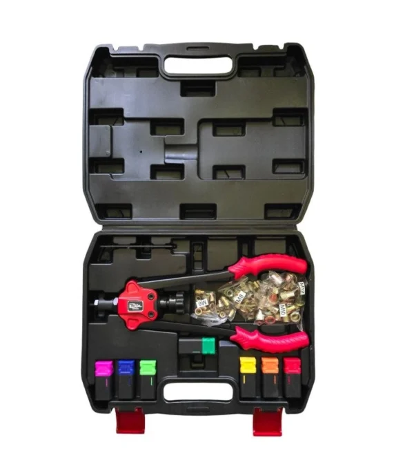 انبر مهره پرچ کن دو دسته حرفه ای