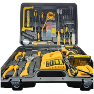 کیت کامل دریل شارژی چکشی 112 پارچه طرح دیوالت