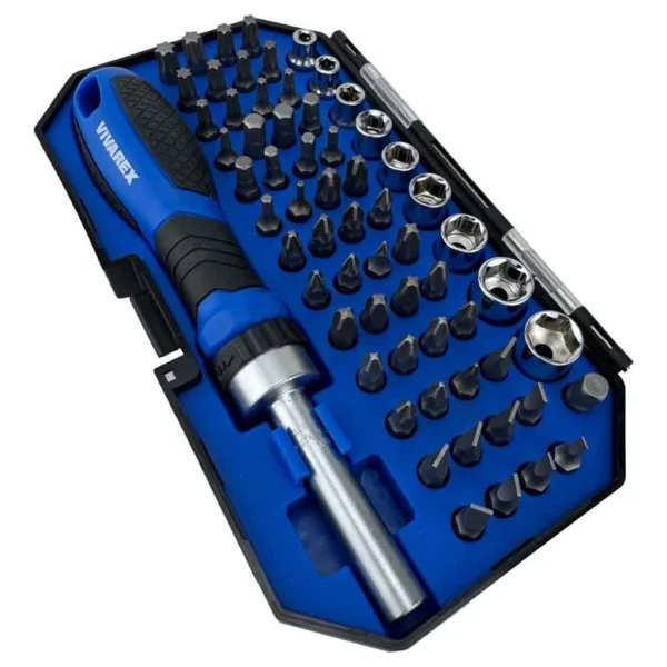 ست سری پیچ گوشتی و بکس 63 عددی ویوارکس مدل VR6365-SD