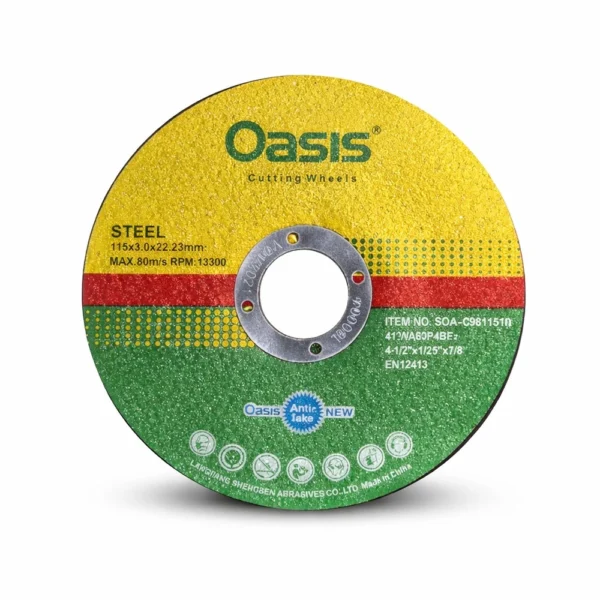 صفحه برش آهن Oasis سایز 115 میلی‌متر (مخصوص فلز و فولاد)