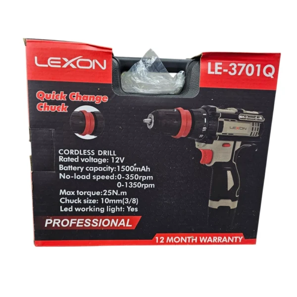 دریل پیچبند سه نظام دار ۱۲ ولت آکسون