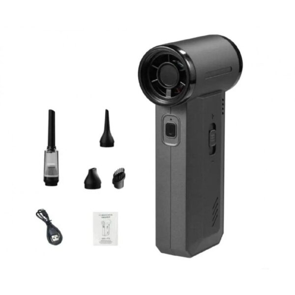 بلوور و جارو شارژی چندکاره F027 | دمنده و مکنده قوی با باتری 4000mAh