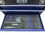 جعبه ابزار 408 پارچه حرفه‌ای باس BOSS | کامل‌ترین ست بکس و ابزار صنعتی بازار