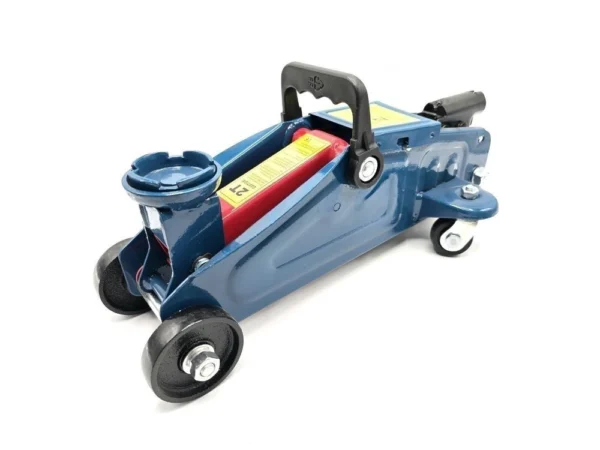 جک سوسماری هیدرولیک 2 تن چرخ‌دار | جک خودرو حرفه‌ای با کیف حمل