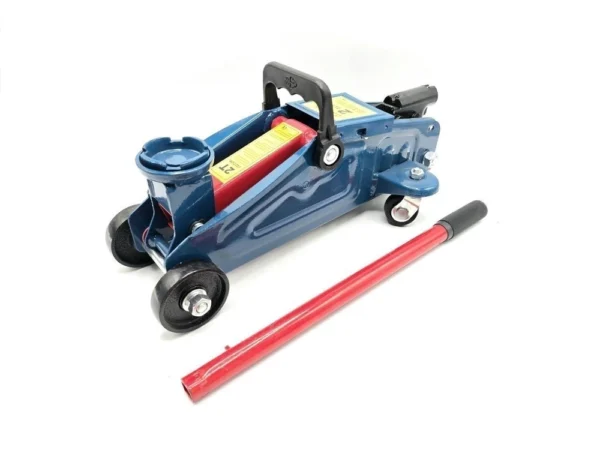 جک سوسماری هیدرولیک 2 تن چرخ‌دار | جک خودرو حرفه‌ای با کیف حمل