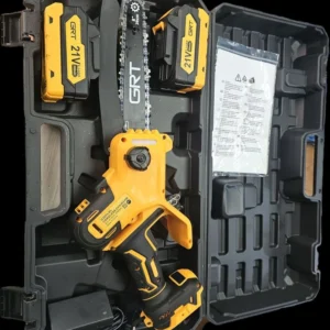 اره زنجیری شارژی جی آر تی 21 ولت دو باتری مدل G3003-BL