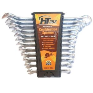 مجموعه ۱۲ عددی آچار یکسر تخت یکسر رینگی اچ تی مدل 252-HT0