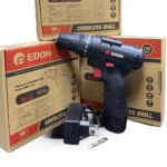 دریل شارژی 12 ولت ادون مدل ED-12 | پیچ‌گوشتی شارژی تک باتری با گیربکس دو سرعته