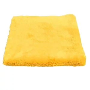 دستمال مایکروفایبر دیتیلینگ لهستانی زرد 40×40 سانتی‌متر